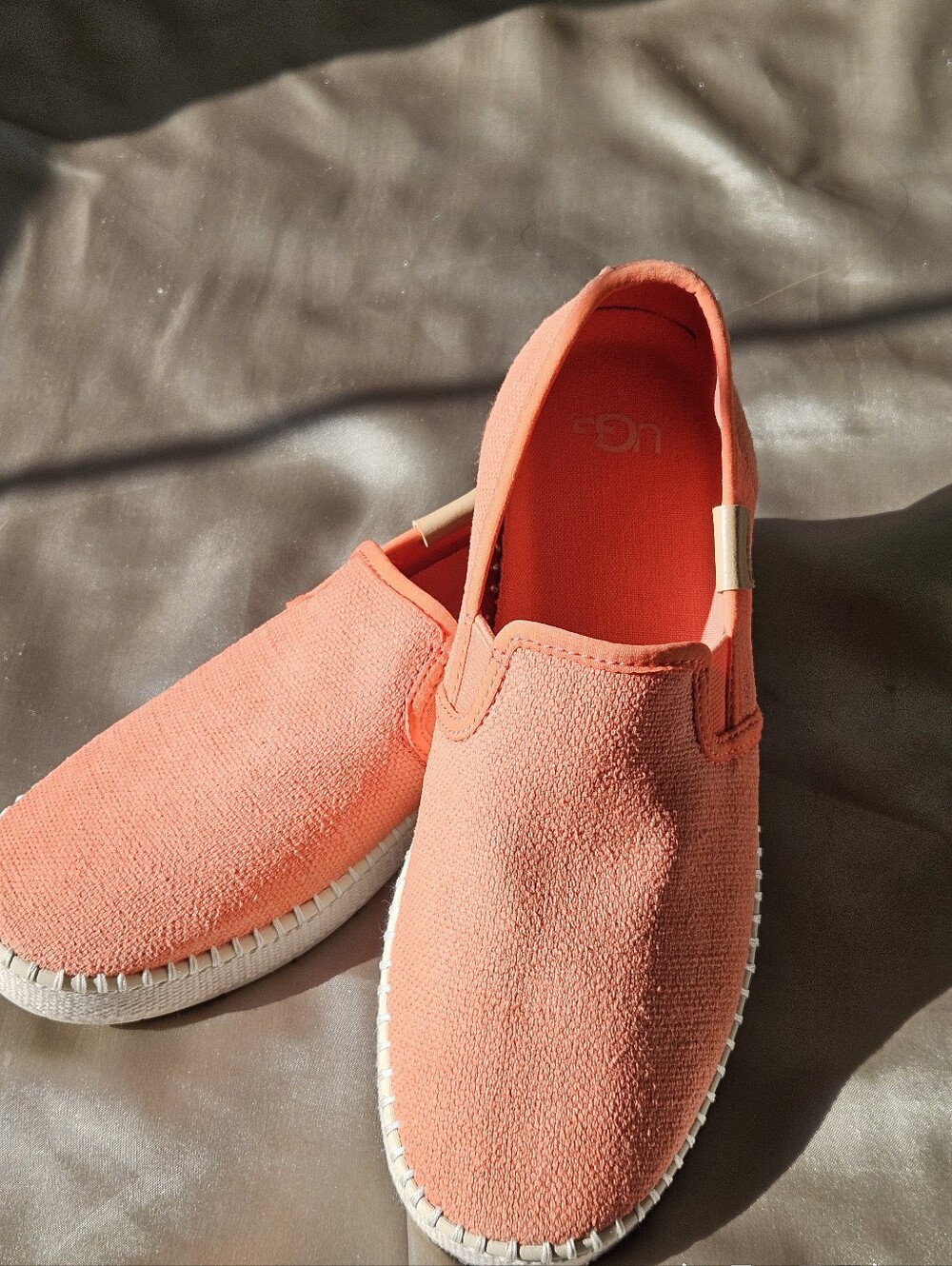 UGG Women's Coral Slip-On Canvas Sneakers
